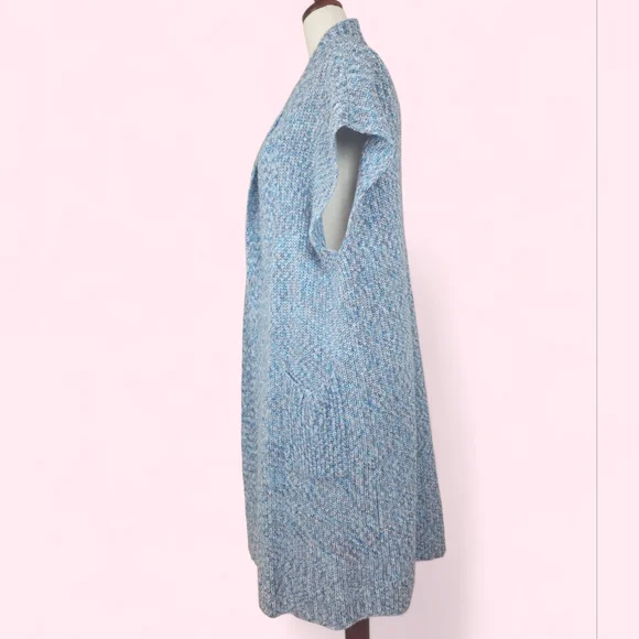 Cabi Love Carol Napa Vest Sleeveless Duster Cardigan Marled Knit Sz Small - Picture 4 of 9